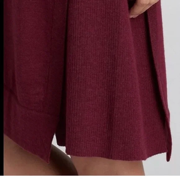 Eileen Fisher Large Passion Flower Merino Wool Dress Retail $278 - Picture 2 of 6